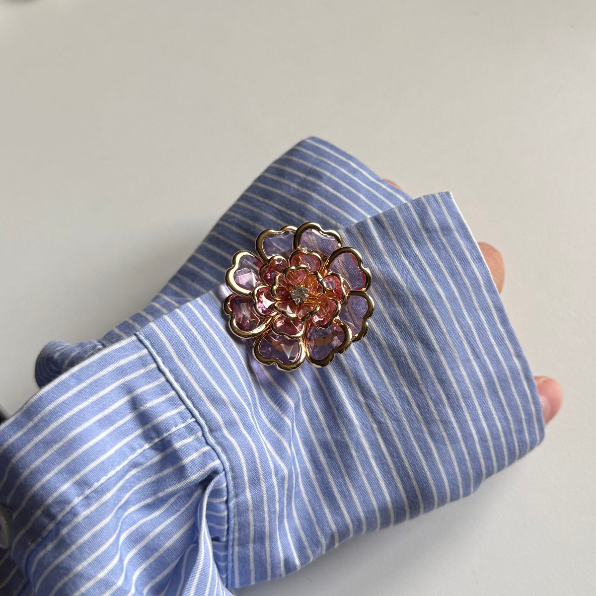 Paires de boutons de chemise « Rosa »