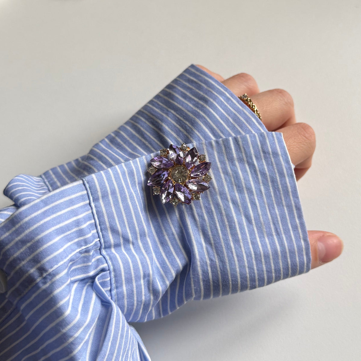 Paires de boutons de chemise « Saphir »